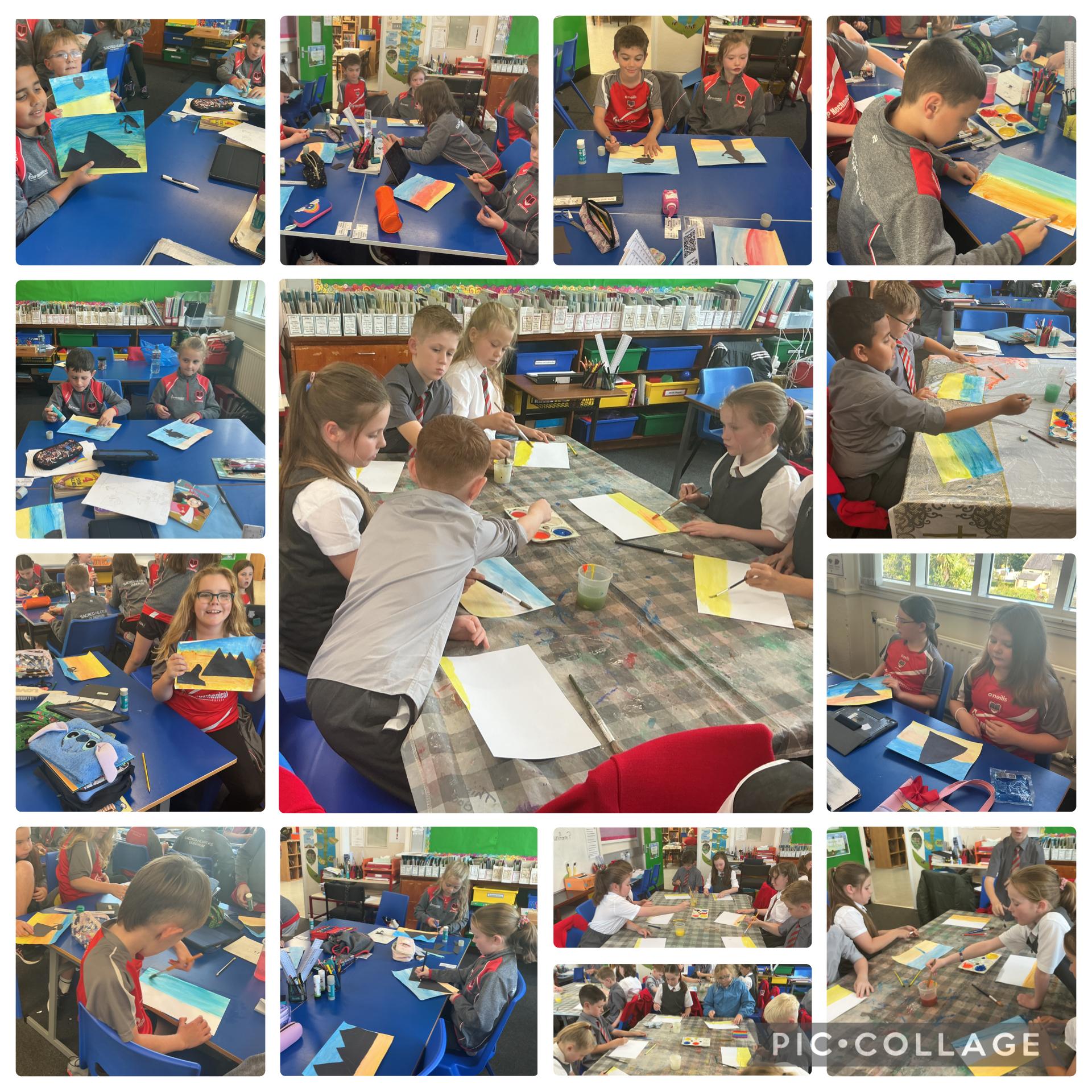 To launch our exciting new topic on Ancient Egypt, the children explored the rich symbolis